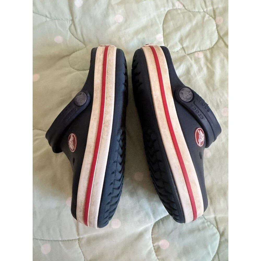 Crocs Classic Unisex Kids Clogs - Size 8/9 Navy Blue
